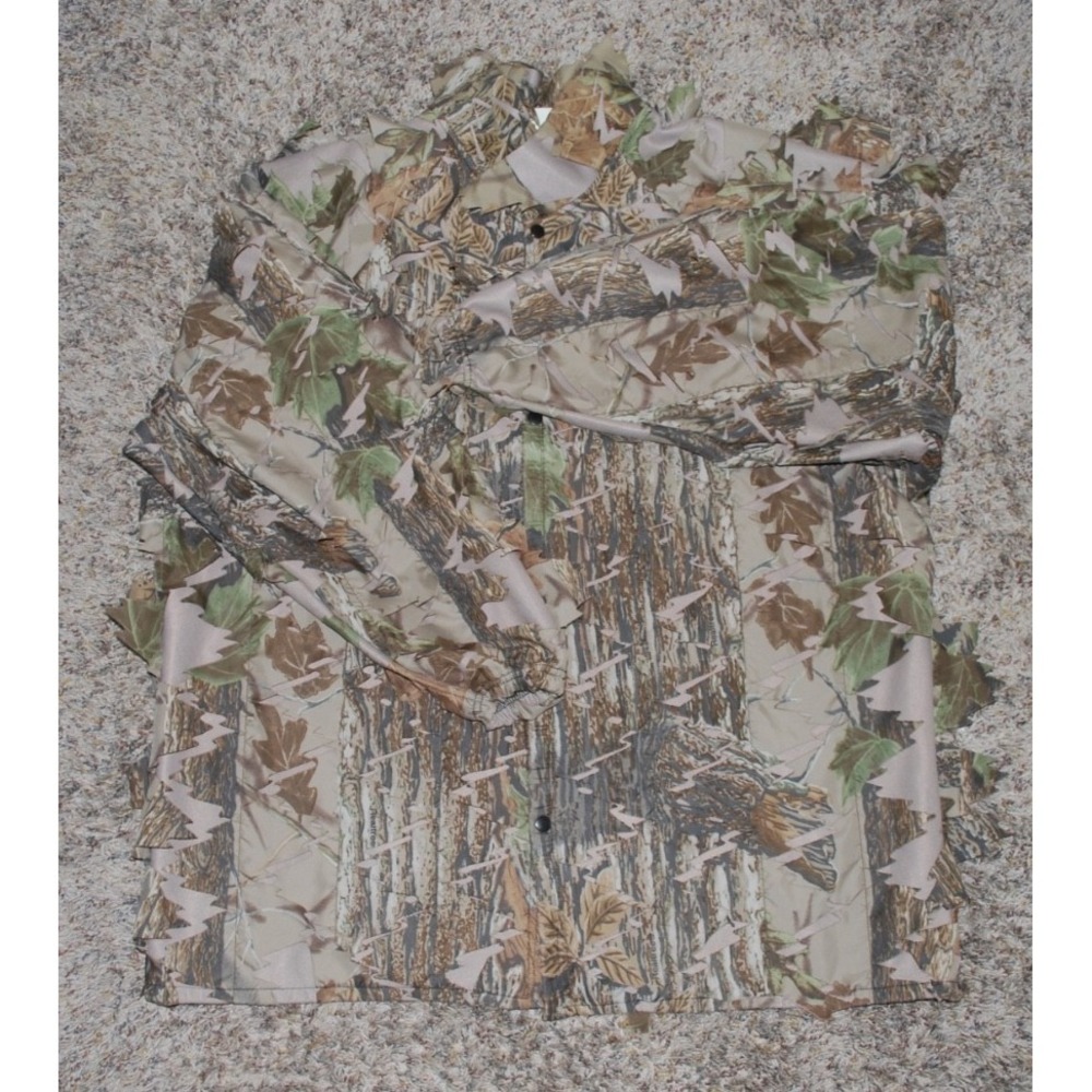 Vintage Scent-Lok Jacket Mens M/L Ghillie Realtree Advantage Timber Camo